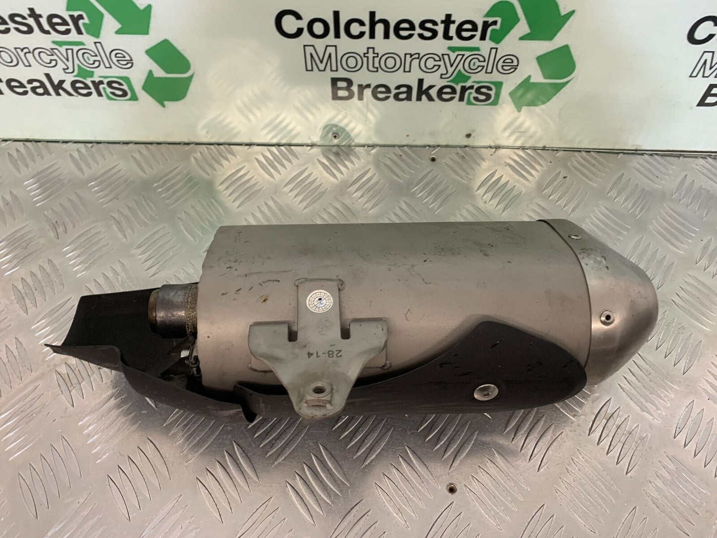 TRIUMPH SPEED TRIPLE R 1050 LEFT SILENCER  YEAR 2014 (STOCK 934)