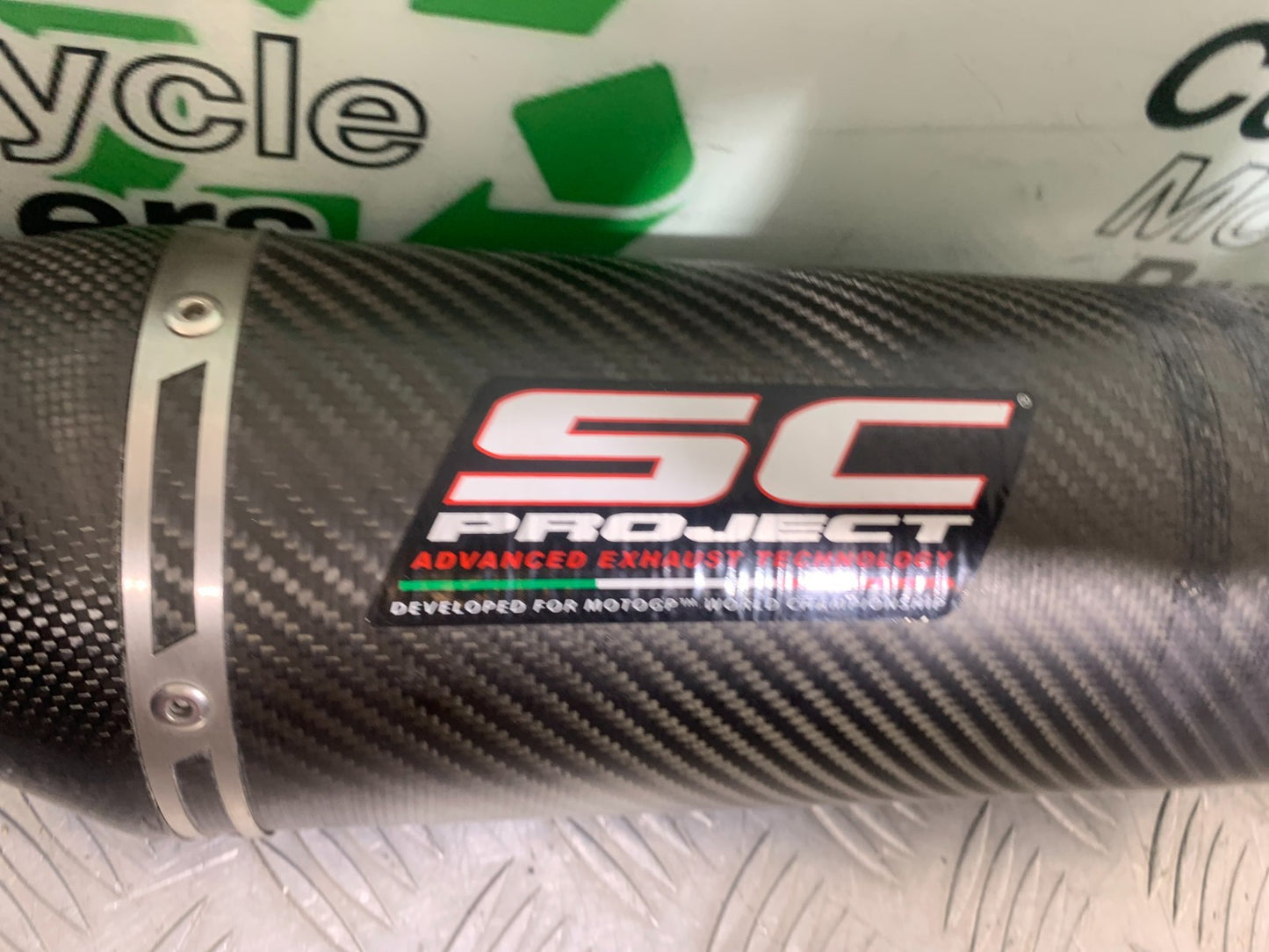 APRILIA TUONO 1000 V4R SC PROJECT CARBON SILENCER   YEAR 2011-13  (CMB1331)