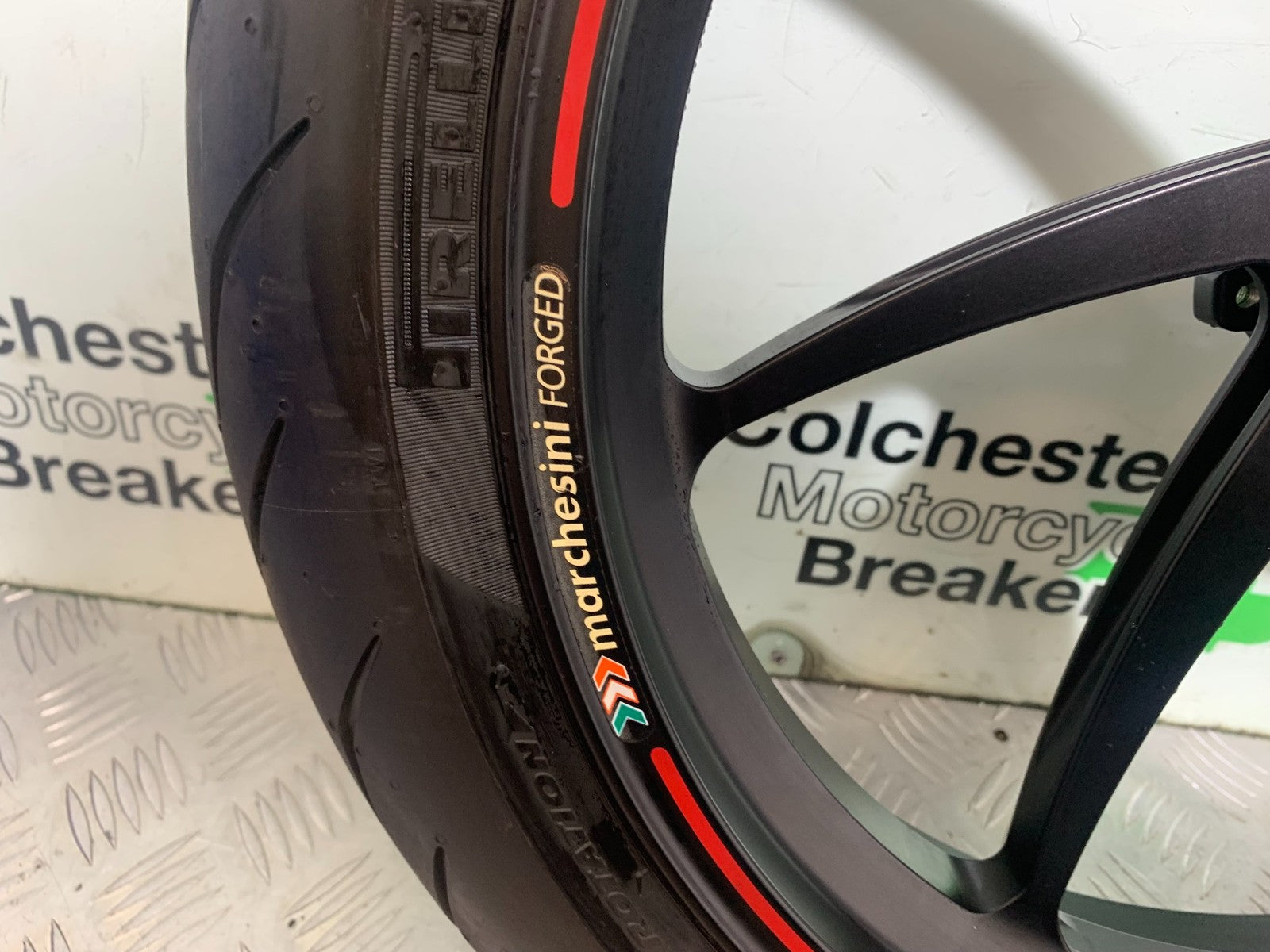 DUCATI 1198 S FRONT AND REAR WHEELS BREMBO MARCHESINI YEAR 2009-2011 (CMB1219)