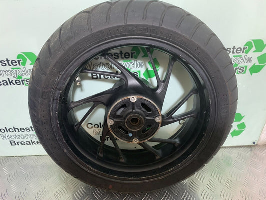 HONDA CBR650 F CBR 650F REAR WHEEL (GOOD TYRE) YEAR 2014-2017  (STOCK 998)