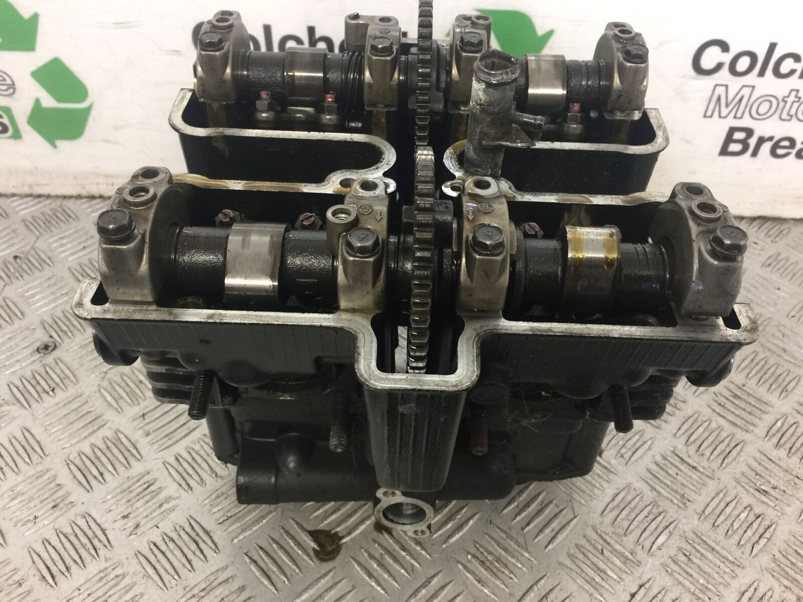 KAWASAKI EN500 EN 500 CYLINDER HEAD AND BARRELS YEAR 1990