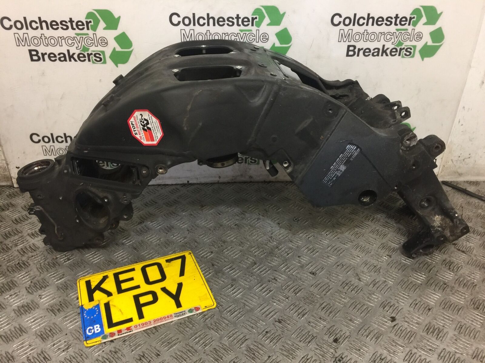 KAWASAKI GTR1400 GTR 1400 FRAME REG LOG BOOK  YEAR 2010 (STOCK 716)