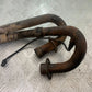 APRILIA 650 PAGASO STRADA EXHAUST DOWNPIPES   YEAR 2005-2010 (CMB1260)