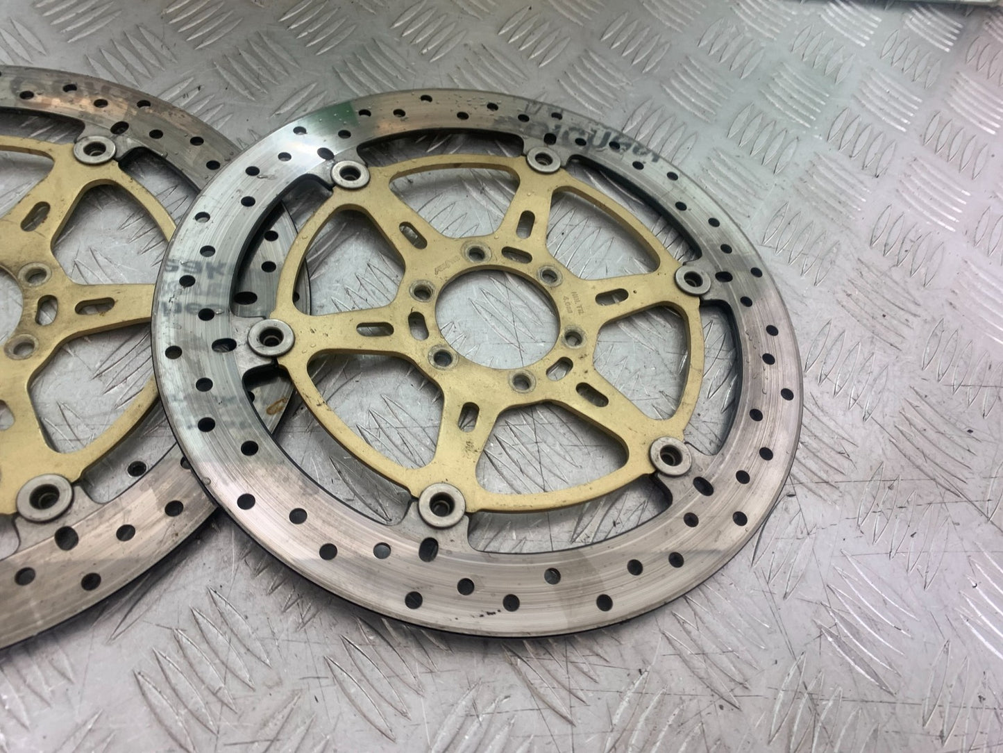 APRILIA SL750 SL 750 SHIVER FRONT BRAKE DISCS YEAR 2008-2016 (CMB1242)