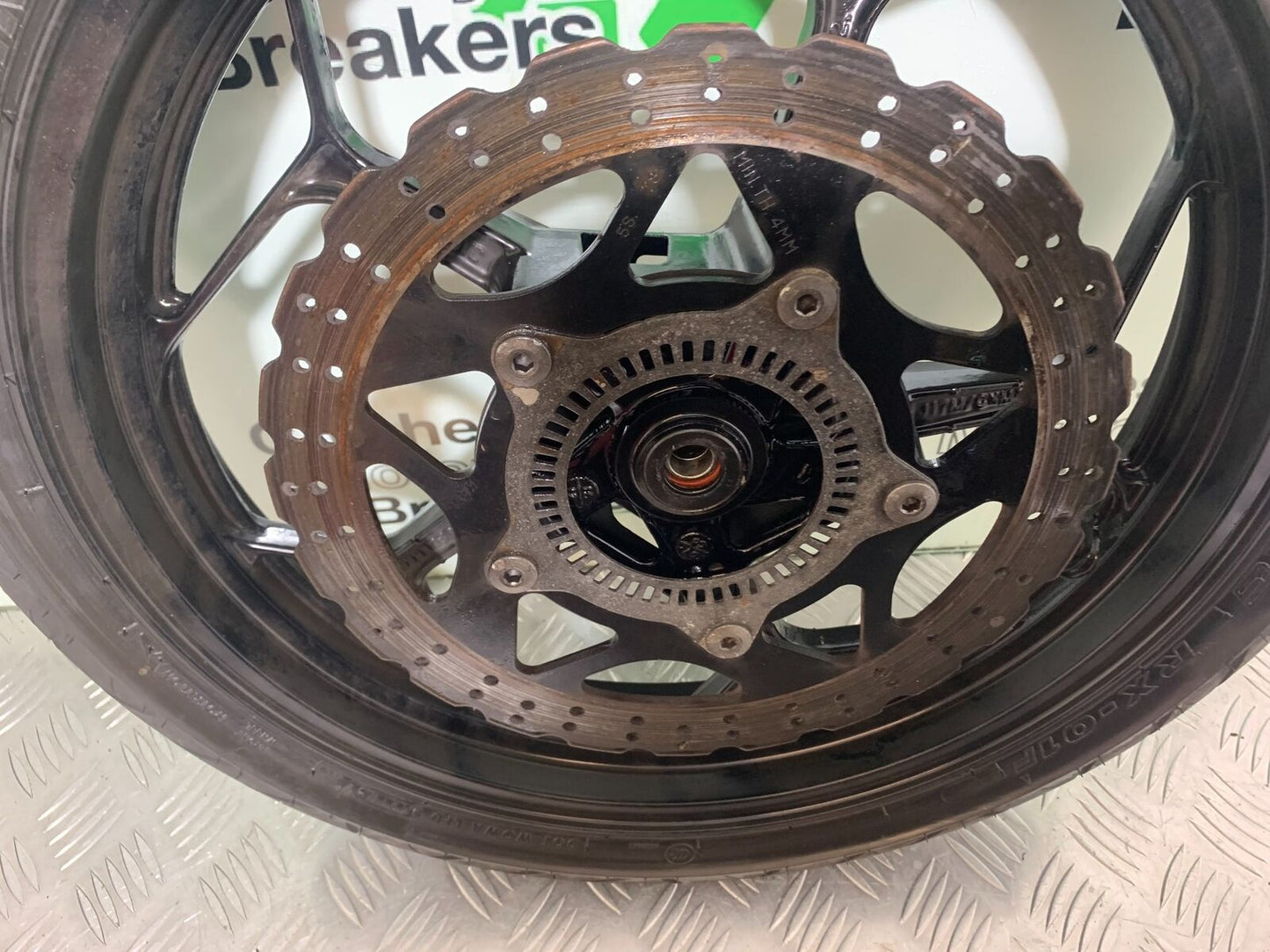 KAWASAKI Z300 ER300 FRONT WHEEL (WITH GOOD TYRE)   YEAR 2016-2018  (CMB1056)