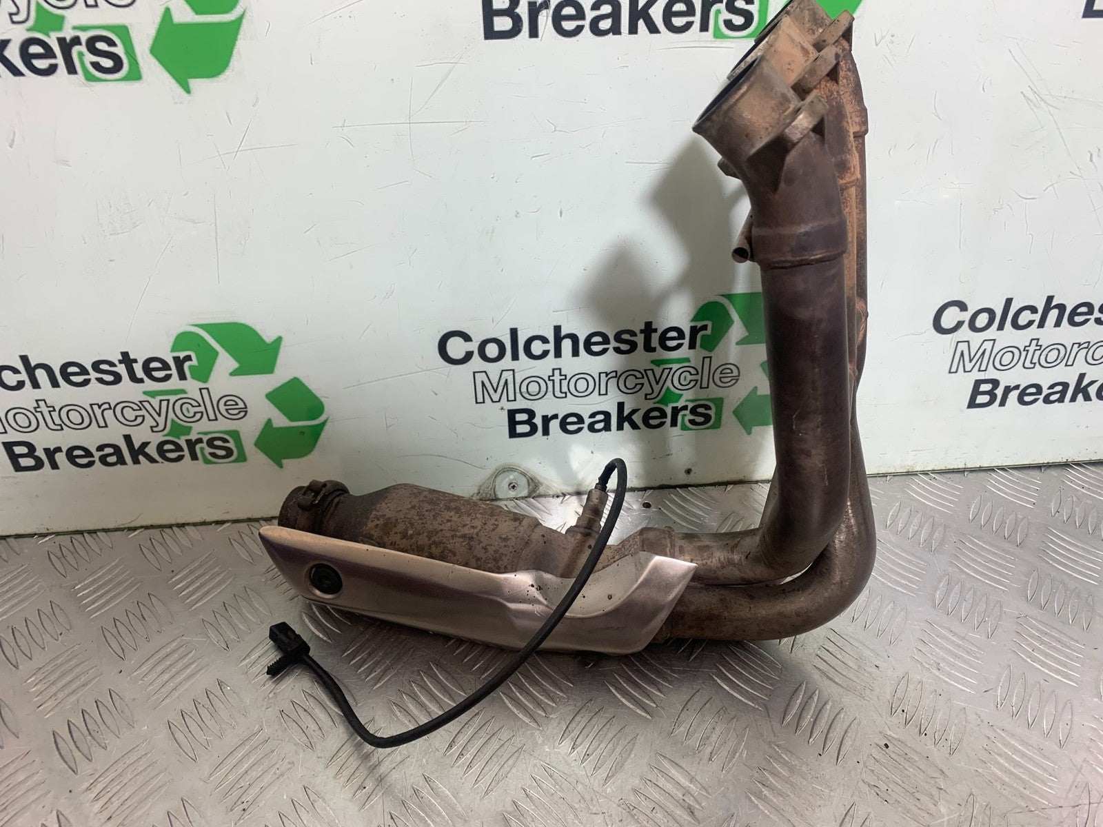 TRIUMPH 675 STREET TRIPLE EXHAUST DOWNPIPES  2013-2016 (CMB1186)