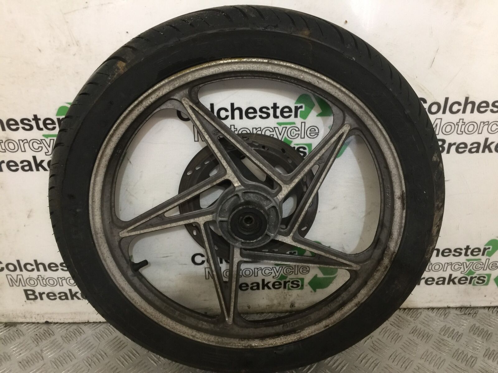 SUZUKI EN125 EN 125 FRONT WHEEL YEAR 2006-09   (STOCK 826)