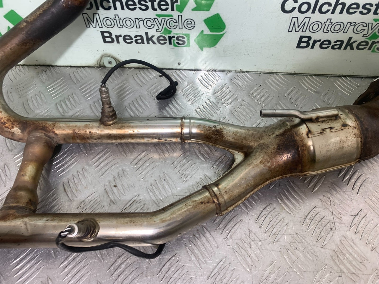 BMW R1200 R 1200 GS EXHAUST DOWNPIPES  YEAR 2013-2016 (CMB1257)