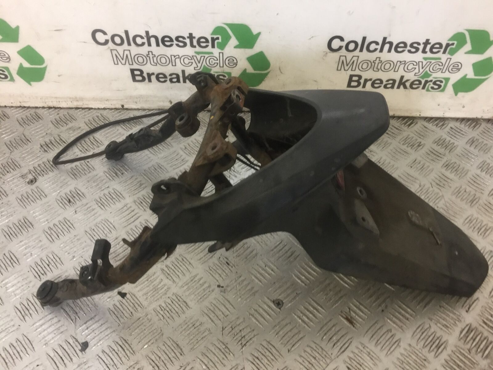 HONDA XL700 TRANSALP REAR MUDGUARD AND SUBFRAME  2008-2012  (STOCK 727)