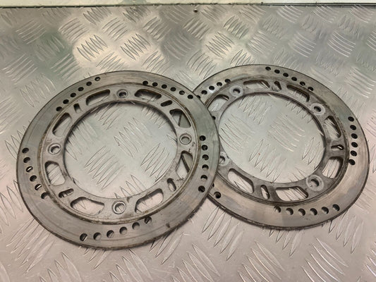 HONDA CB350 S CB 350 S FRONT BRAKE DISCS  YEAR 1986-1990 (STOCK 948)