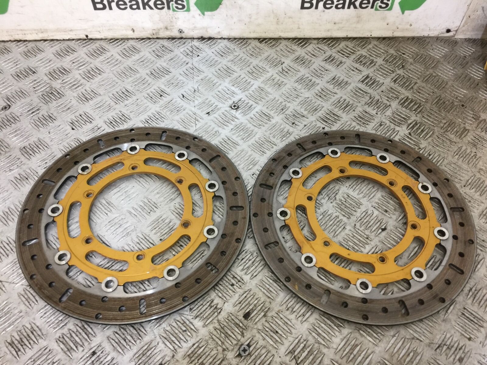 YAMAHA YZF R1 FRONT BRAKE DISCS (320 MM CONVERSION)   YEAR 1999