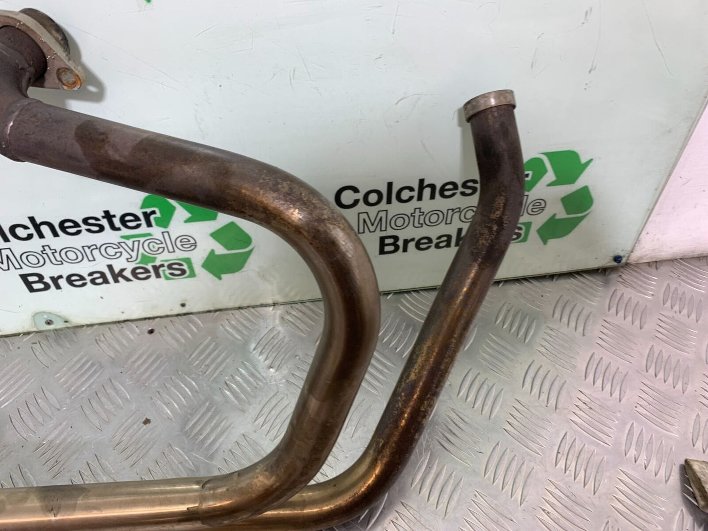 HONDA NTV 650 REVERE DELKEVIC EXHAUST  YEAR 1988-1996 (CMB1025))