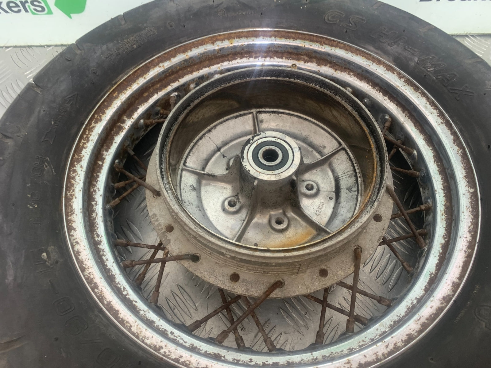 YAMAHA XV535 XV 535 VIRAGO REAR WHEEL  YEAR 1994-02 (CMB1139)
