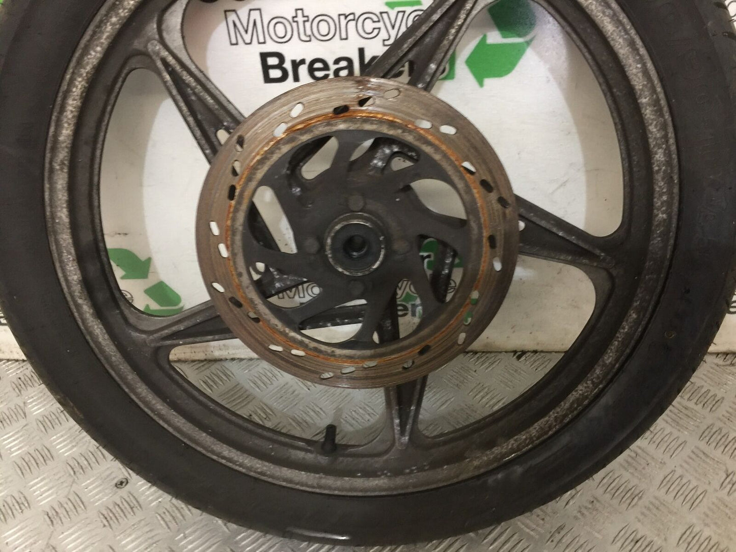 SUZUKI EN125 EN 125 FRONT WHEEL YEAR 2006-09   (STOCK 826)