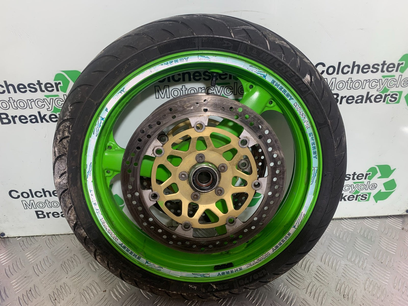 KAWASAKI ZX9R ZX9 E1 FRONT WHEEL AND DISCS   YEAR 2000-01 (CMB1171)
