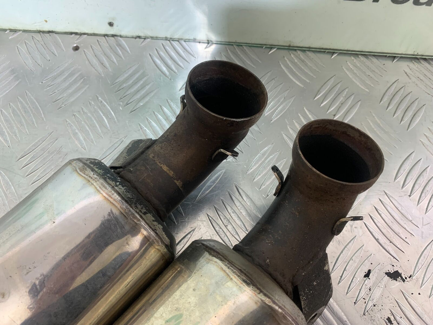 KTM 640 DUKE 2 SILENCERS YEAR 2000-2006 (STOCK 988)