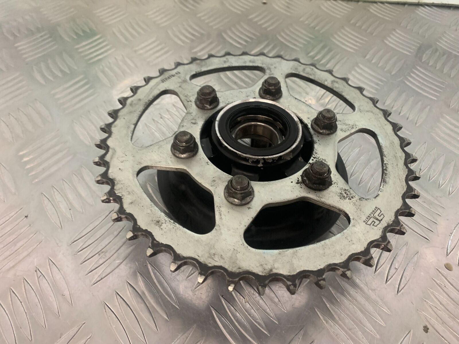 KAWASAKI ZX6R ZX6 R REAR SPROCKET CARRIER  YEAR 2007 2008 (STOCK 973)