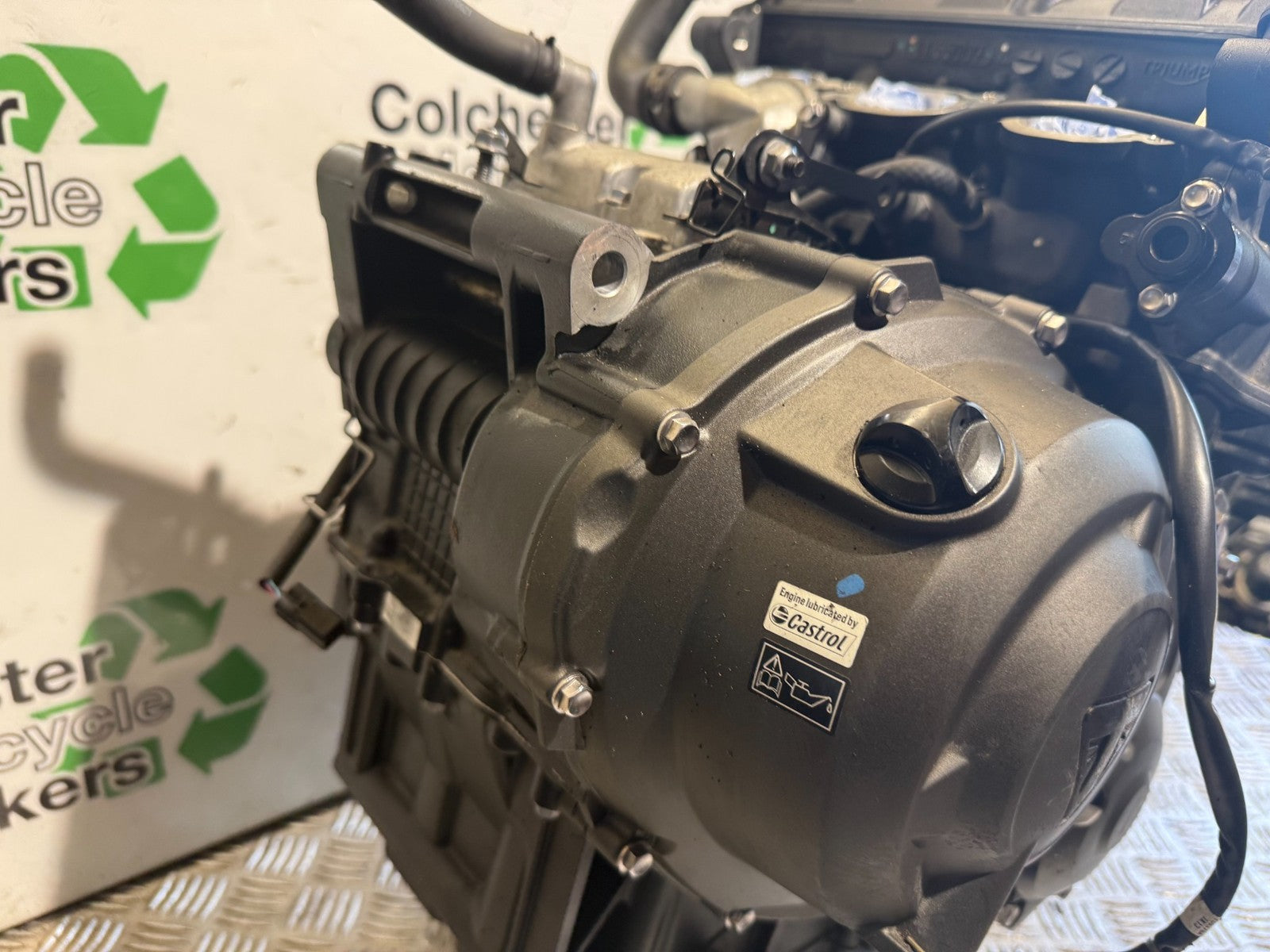 TRIUMPH TRIDENT 660 ENGINE YEAR 2021-2024 (CMB1295) - ONLY 2,700 MILES!