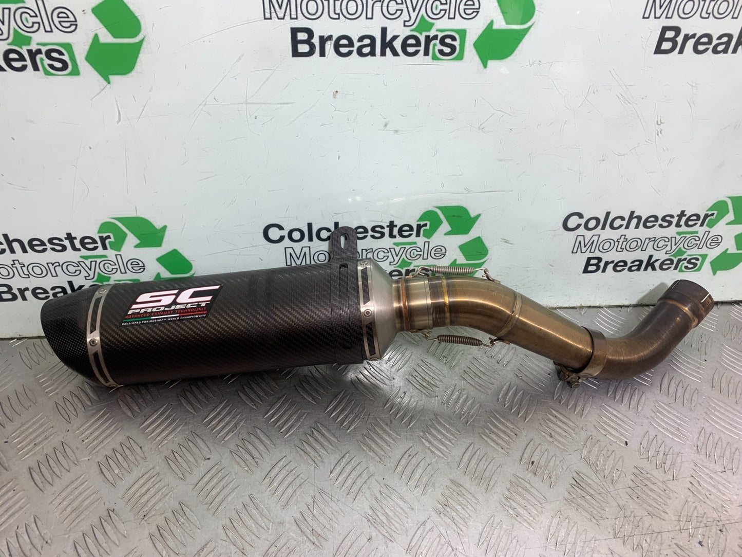 APRILIA TUONO 1000 V4R SC PROJECT CARBON SILENCER   YEAR 2011-13  (CMB1331)