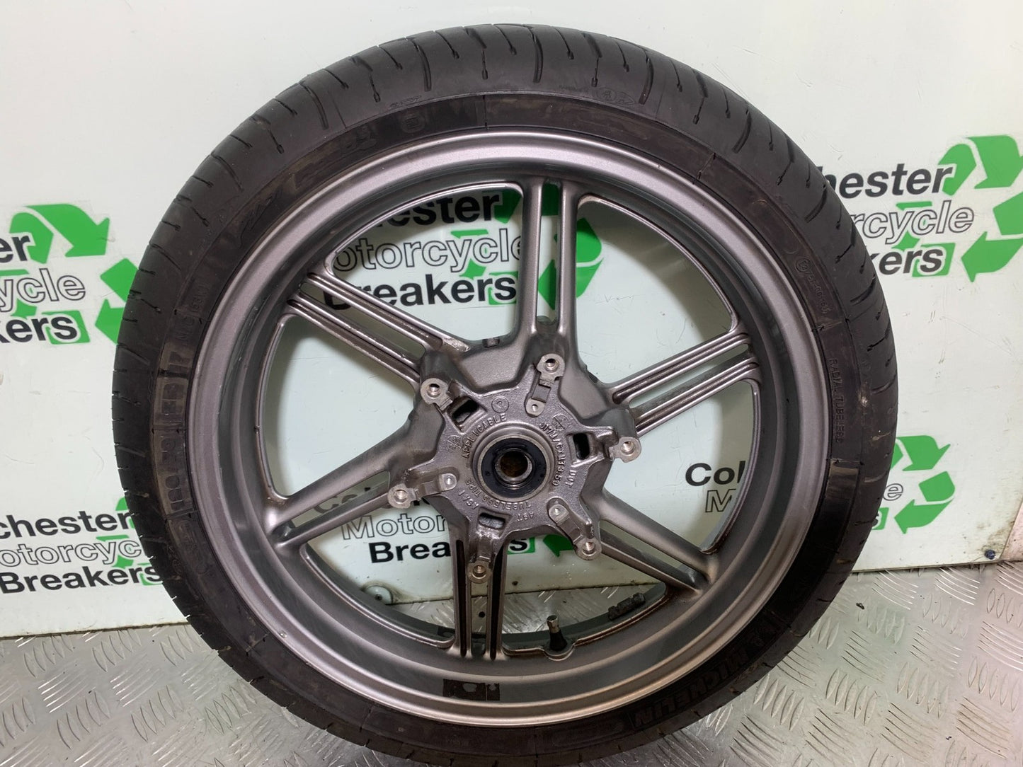 HONDA CBF500 CBF 500 FRONT WHEEL (WITH GOOD TYRE) YEAR 2004-2008  (CMB1294)