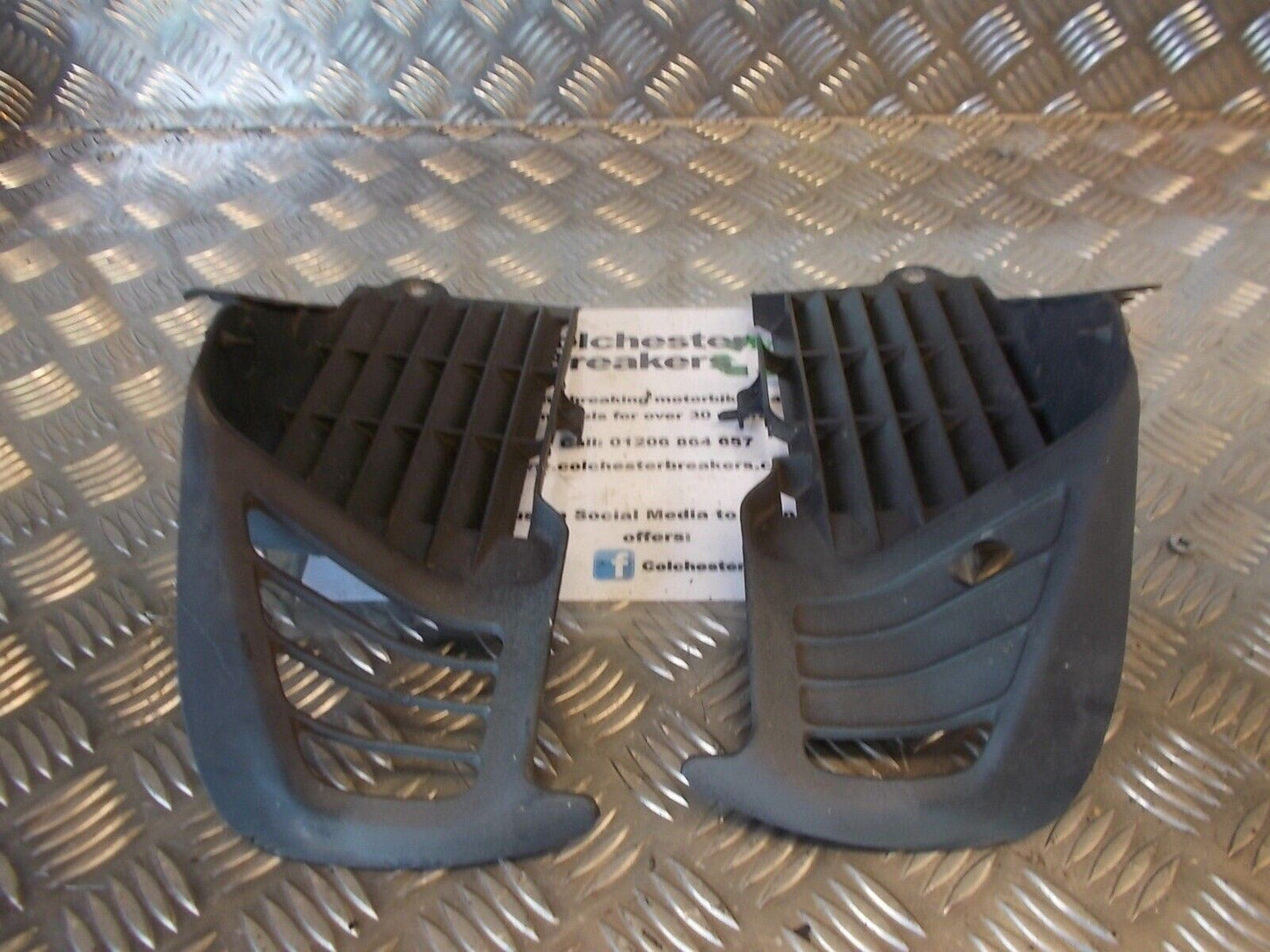 HONDA XL600 XL 600 TRANSALP RADIATOR COVERS YEAR 1995 (SINGLE DISC MODEL)