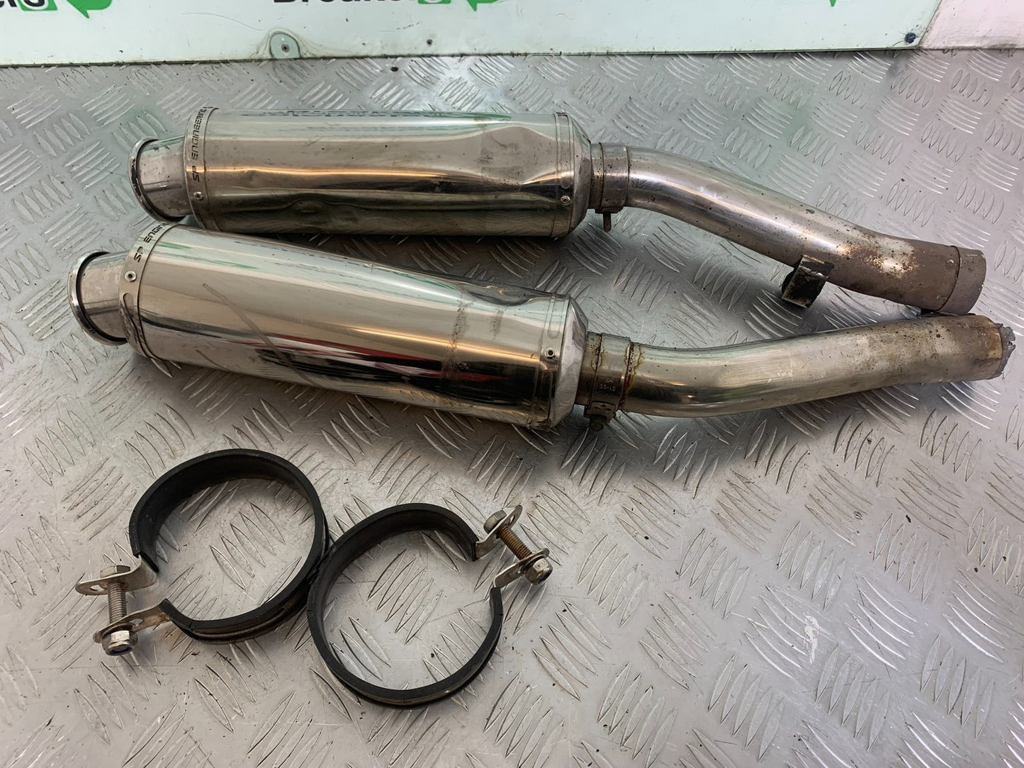 YAMAHA XJR1300 XJR 1300 SILENCERS   YEAR 1999-2003 (CMB1119)