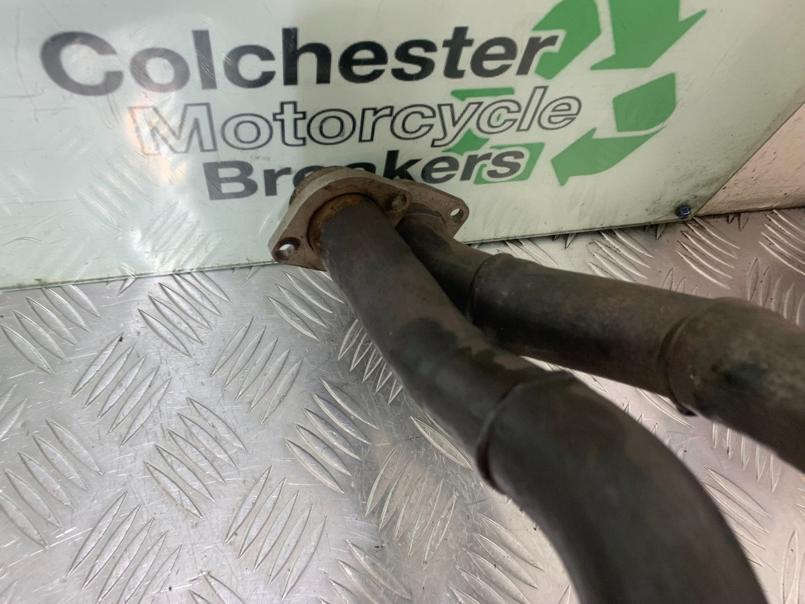 HONDA VFR800 PRE V-TEC EXHAUST DOWNPIPES YEAR 1998-2001 (CMB1233)