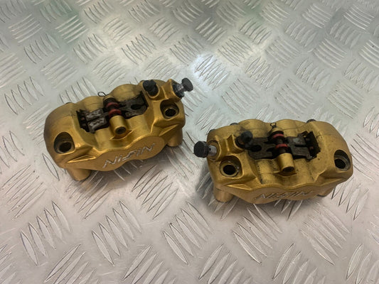 TRIUMPH 675 STREET TRIPLE RX FRONT CALIPERS  YEAR 2015-2017  (STOCK 971)