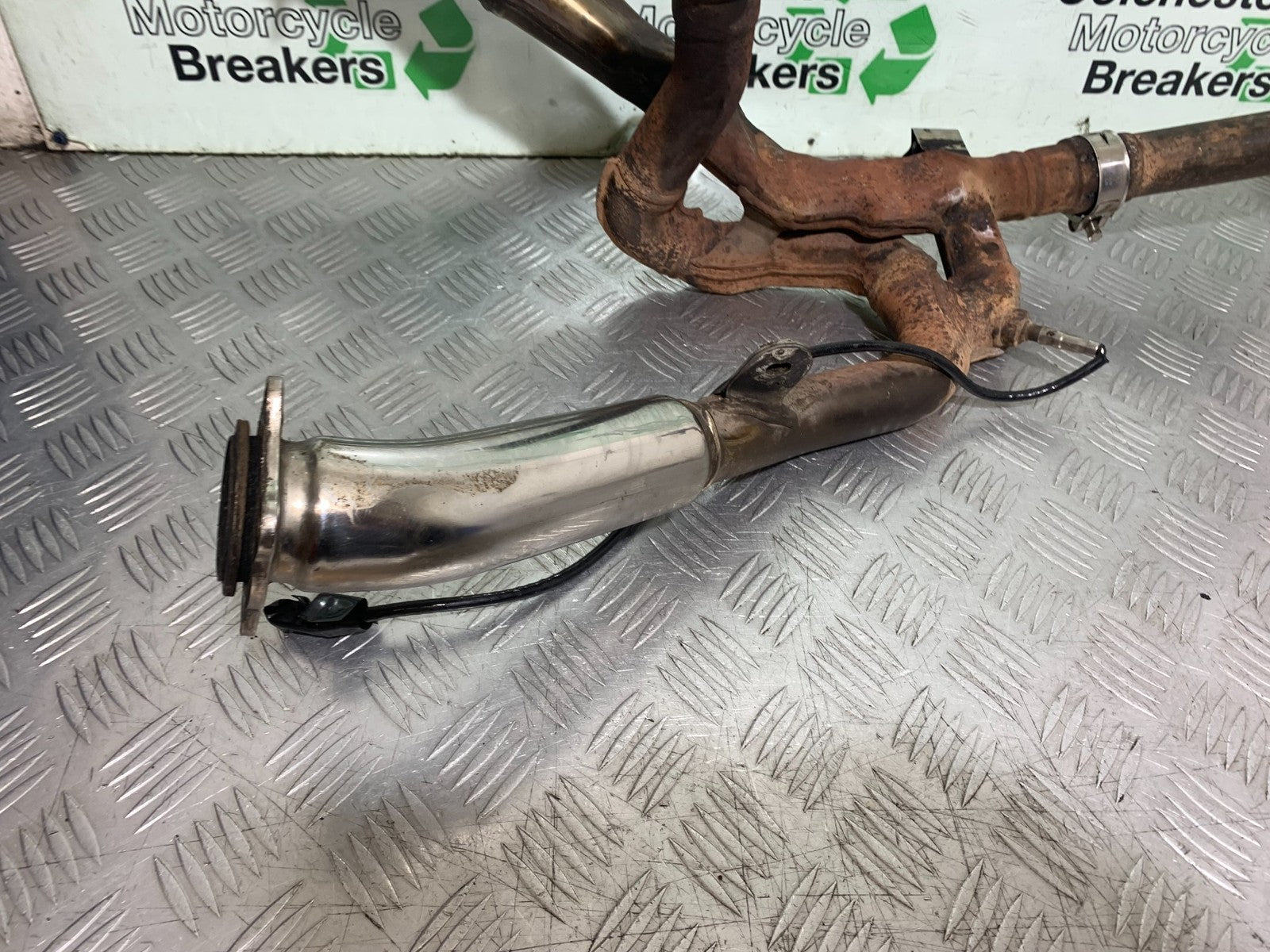 SUZUKI SV1000 SV 1000 S EXHAUST DOWNPIPES YEAR 2003-2007 (CMB1293)