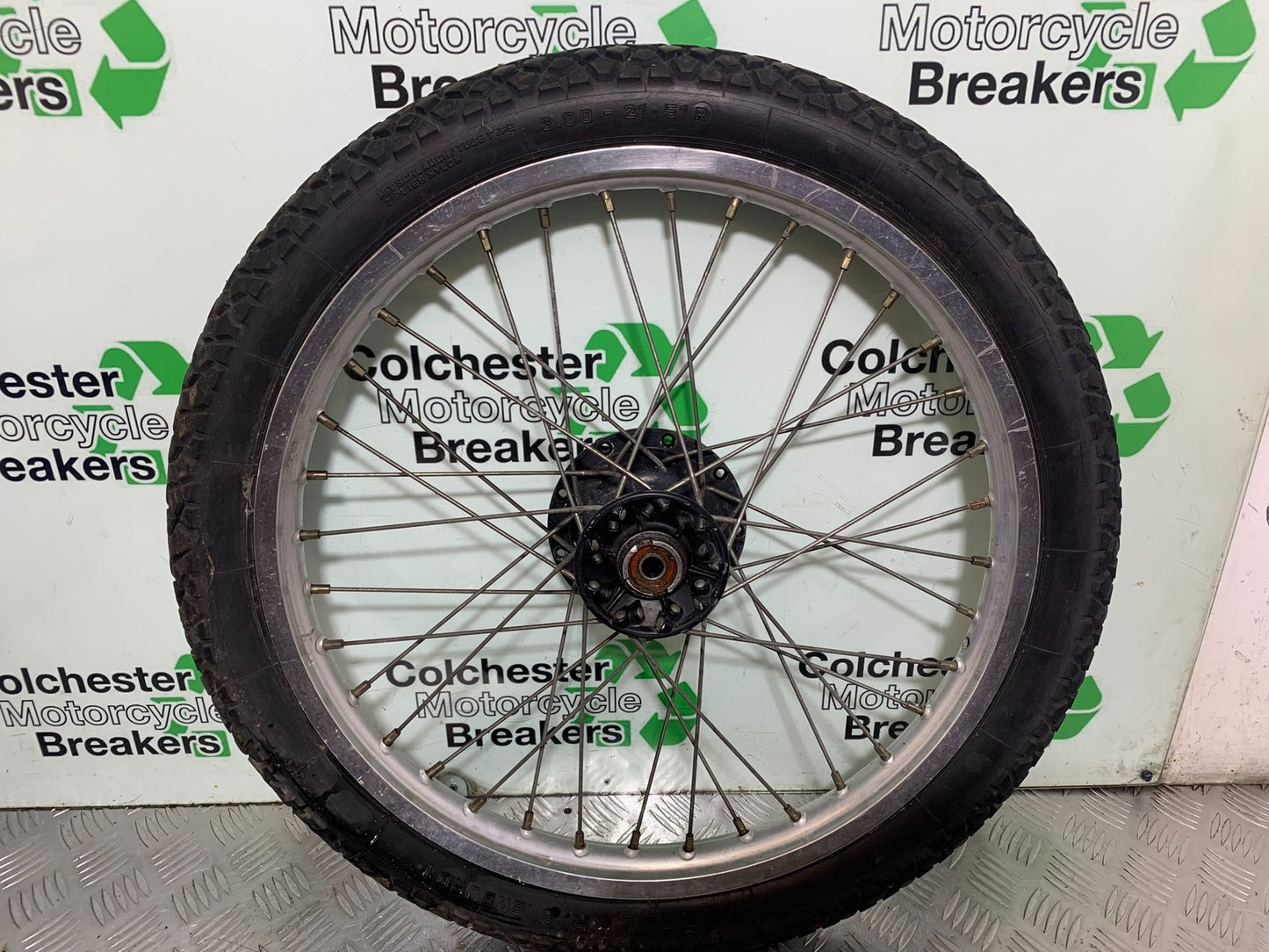 KAWASAKI KLR250 KLR 250 FRONT WHEEL   YEAR 1984-2001 (CMB1225)