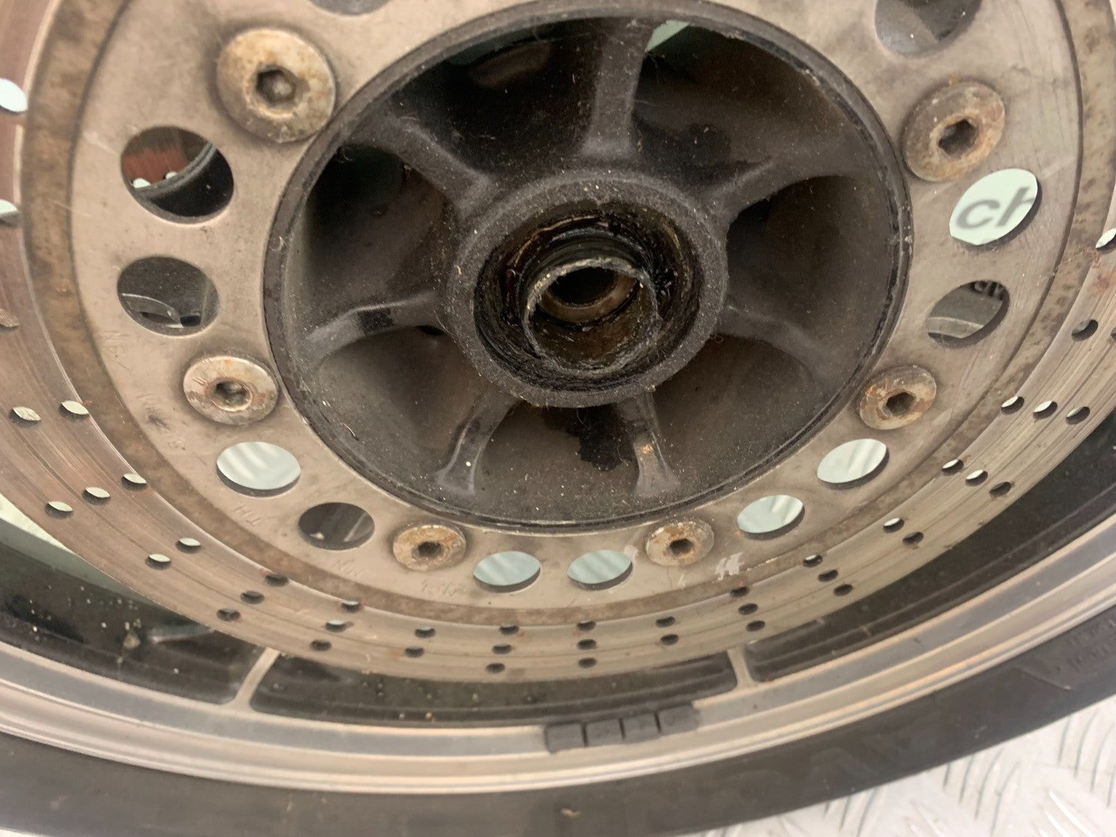 KAWASAKI GT550 GT 550 FRONT WHEEL  YEAR 1989-1994