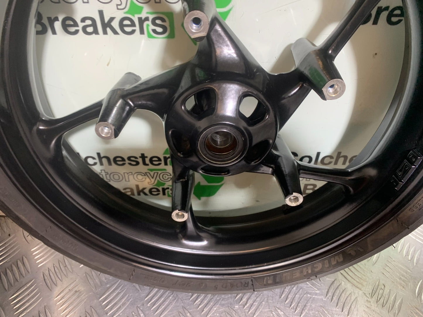 TRIUMPH TRIDENT 660 FRONT WHEEL (GOOD TYRE)   YEAR 2021-2024 (CMB1295)