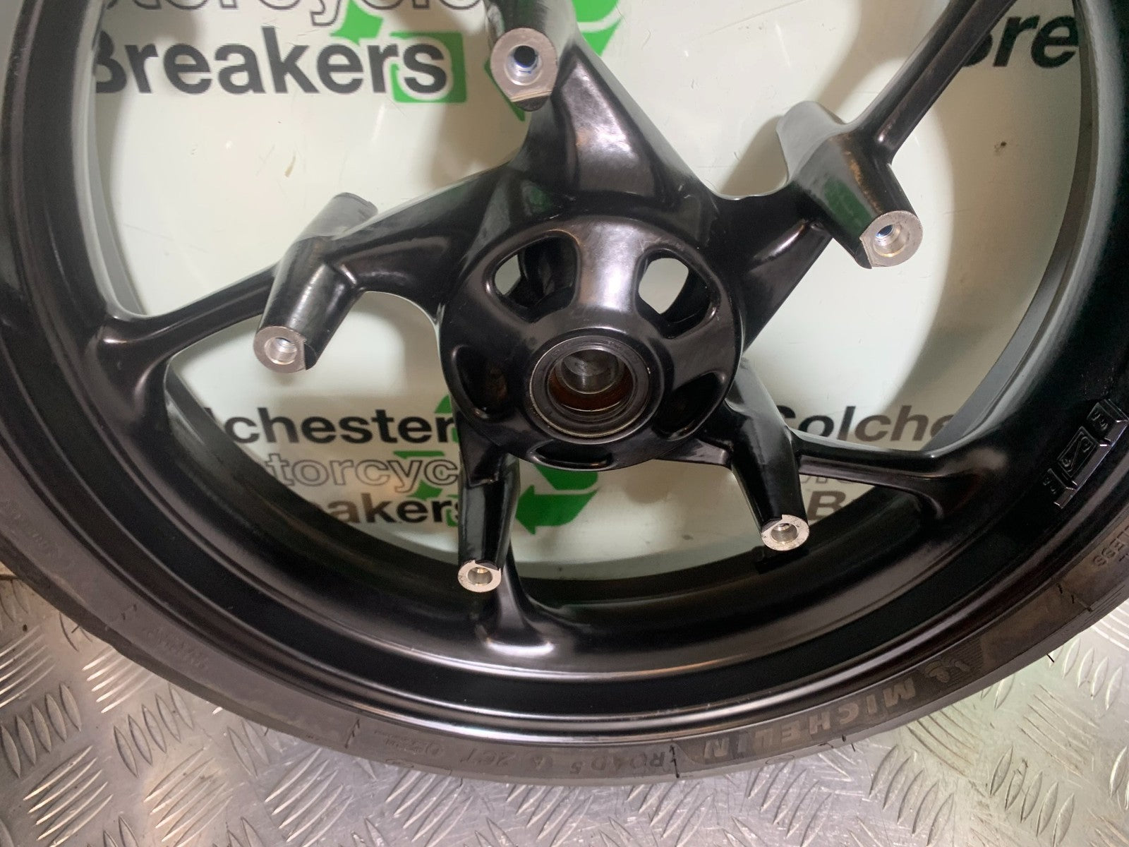 TRIUMPH TRIDENT 660 FRONT WHEEL (GOOD TYRE)   YEAR 2021-2024 (CMB1295)