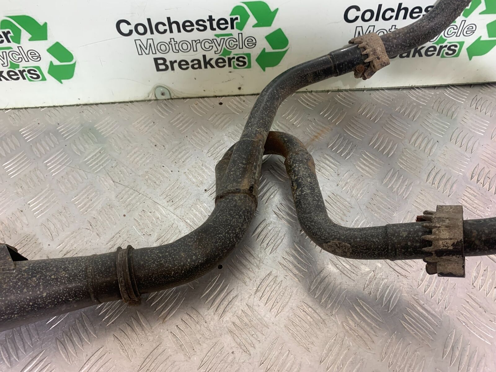 HONDA CX500 CX 500 SEBRING 2 INTO 1 EXHAUST YEAR 1980 (CMB1078)