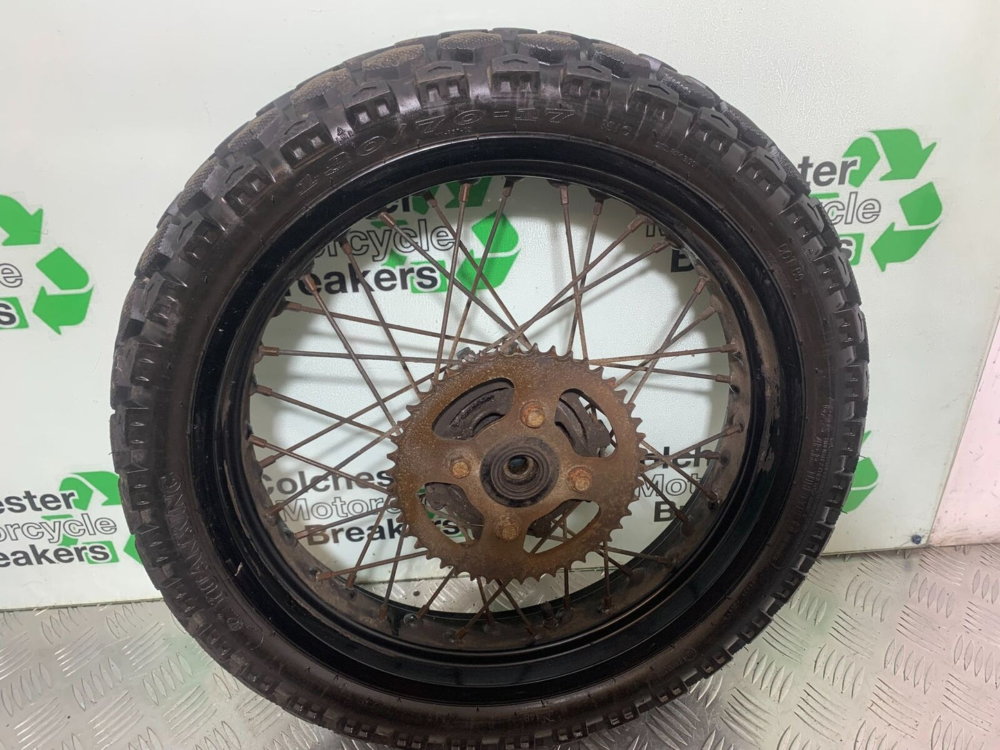 BLUROC LEGEND 125 REAR WHEEL   YEAR 2022  (CMB1041)