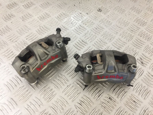 APRILIA TUONO 1000 V4R BREMBO FRONT BRAKE CALIPERS  YEAR 2011-13  (STOCK 746)