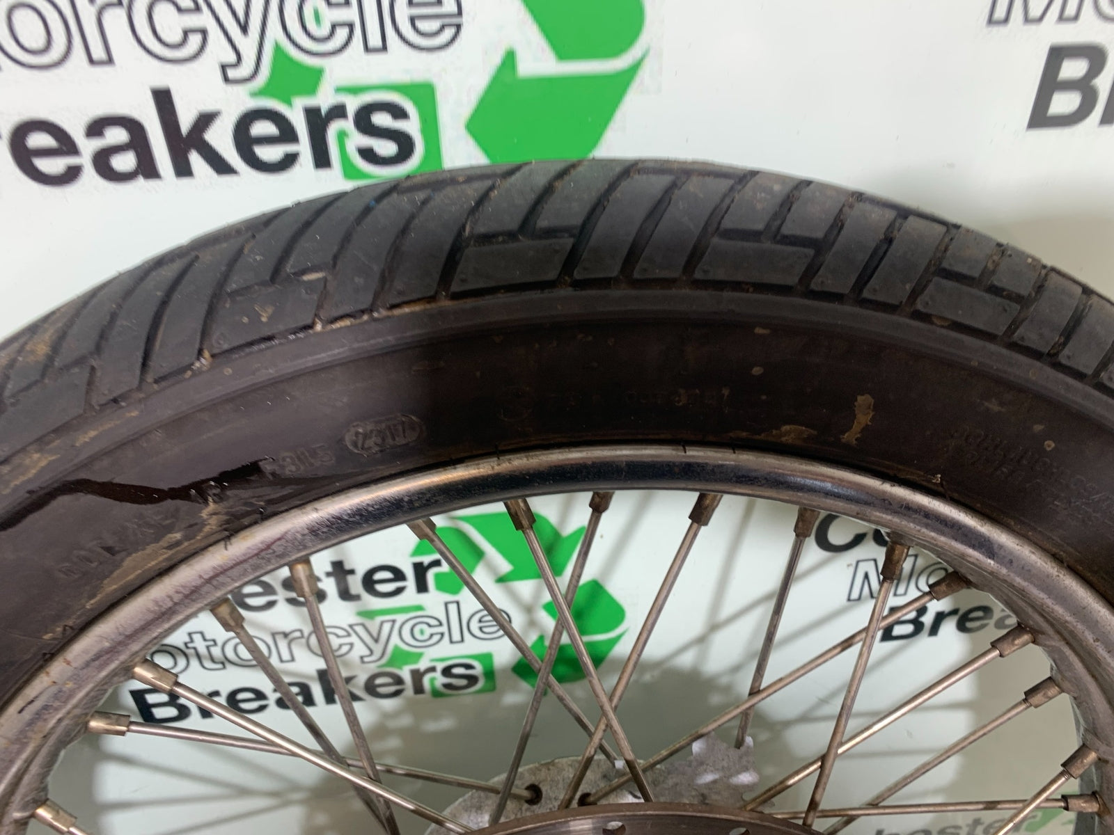 ROYAL ENFIELD BULLET 500 EFI FRONT WHEEL AND DISC  YEAR 2016 (CMB1153)