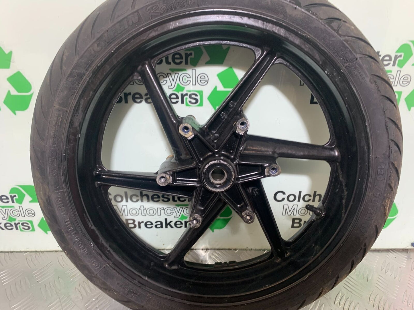 HONDA VFR750 VFR 750 FL-M-N-P REAR WHEEL YEAR 1990-93 (CMB1093)