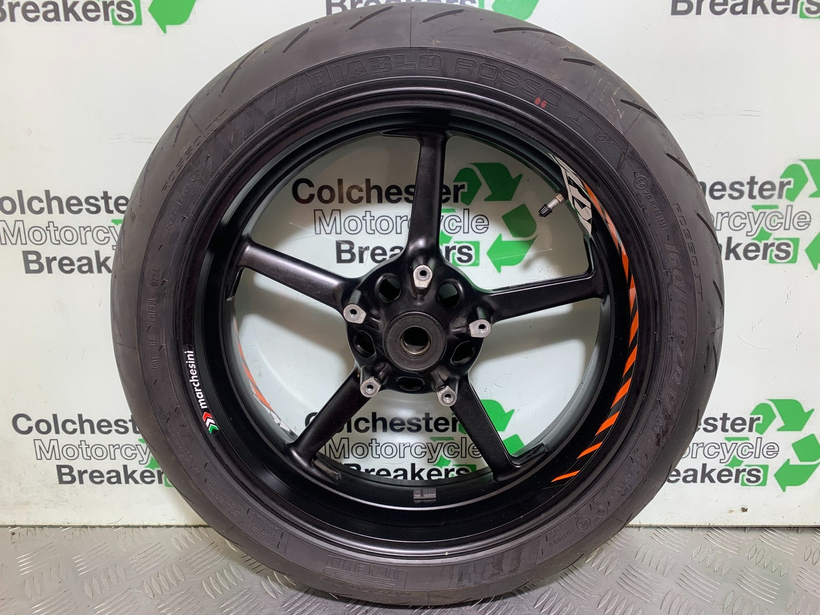 KTM 690 DUKE R LC4 REAR WHEEL YEAR 2012-2015  (CMB1180)