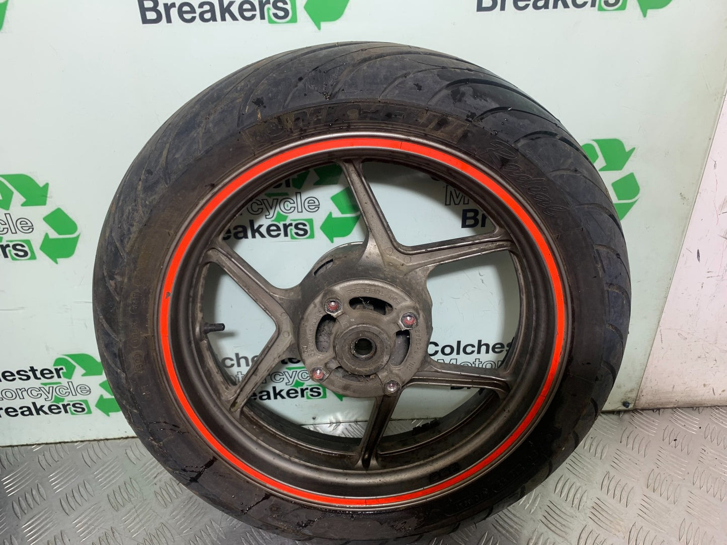 KAWASAKI ER6 F ER6F REAR WHEEL  YEAR 2005-2008 (CMB1277)