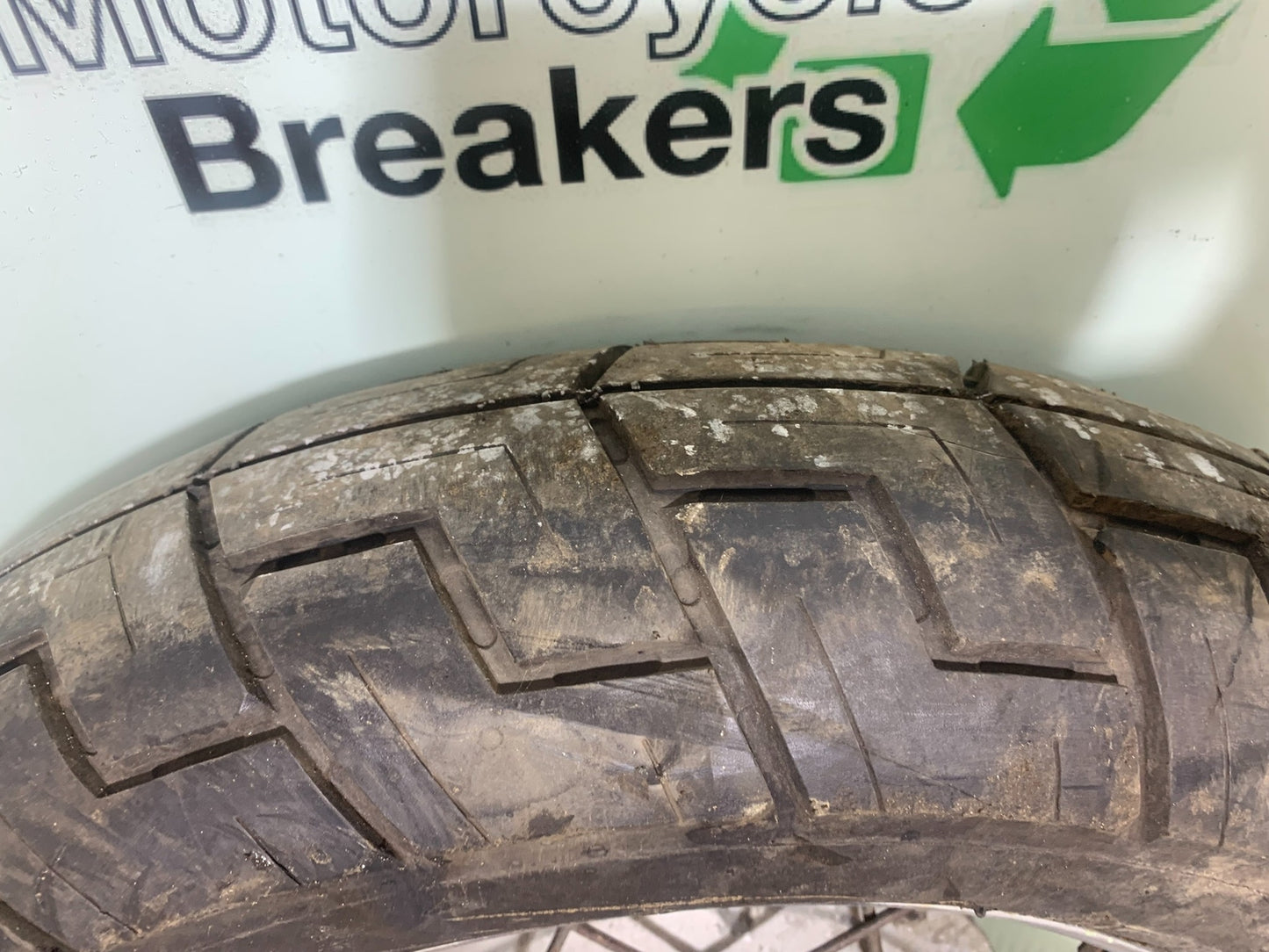 YAMAHA XV535 XV 535 VIRAGO REAR WHEEL (GOOD TYRE)   YEAR 1994-02 (CMB1162)