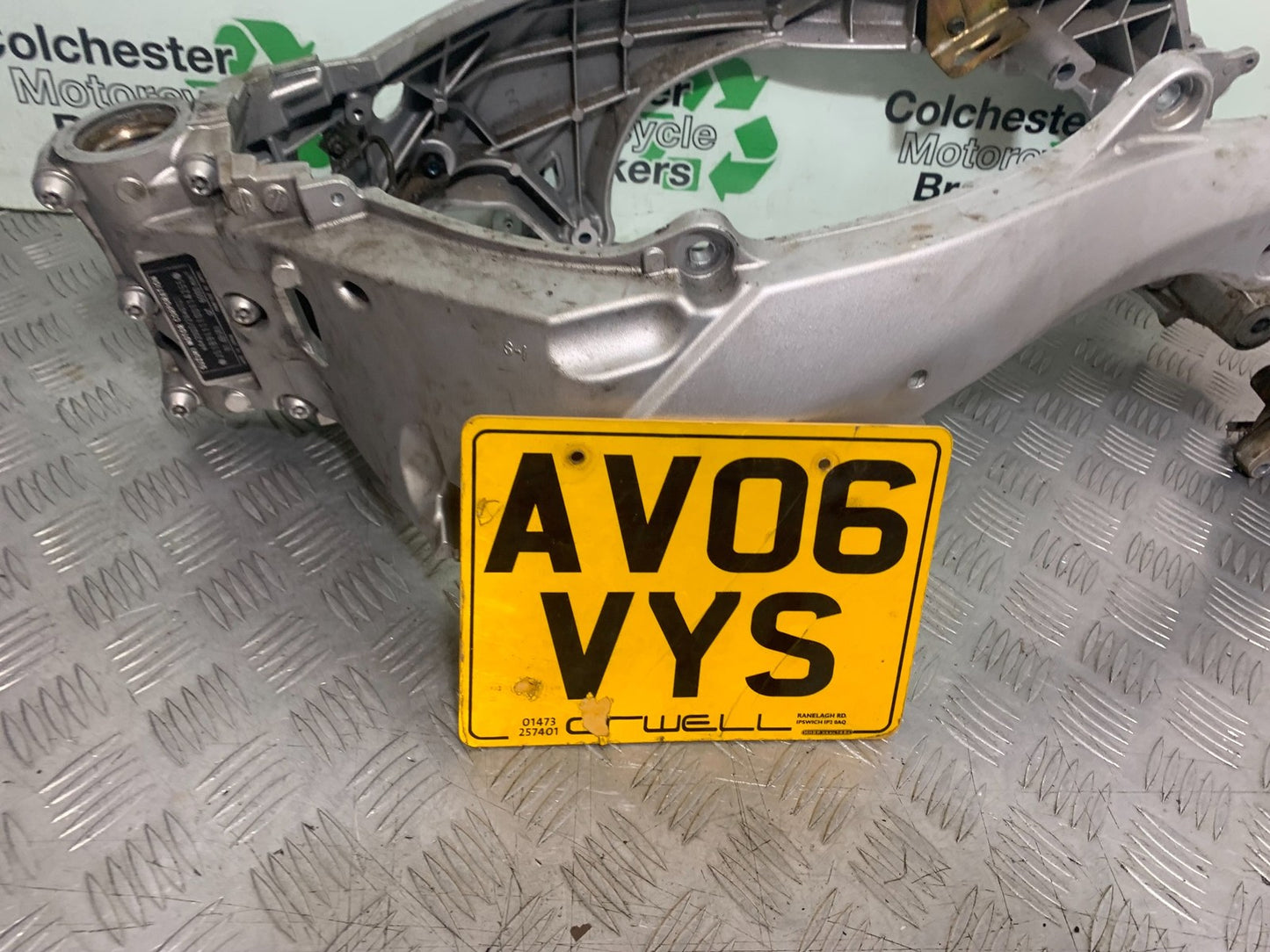 SUZUKI GSR600 GSR 600 FRAME REG LOG BOOK   2006-2010 (CMB1177)