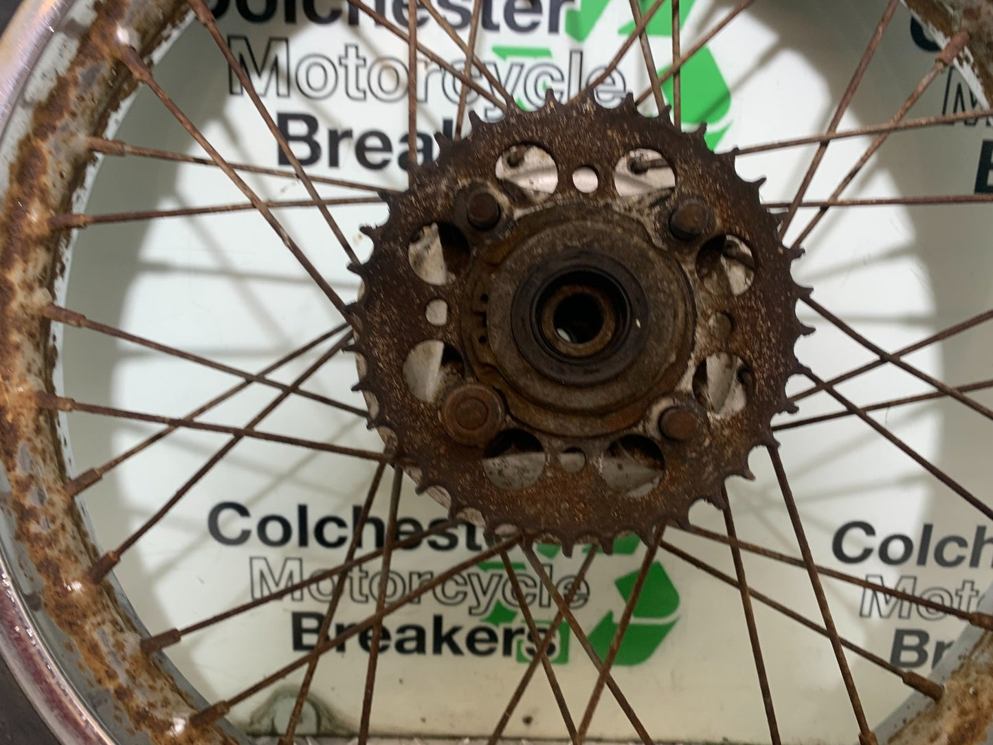 HONDA CG125 CG 125 REAR WHEEL YEAR 1998-2000 (CMB1282)