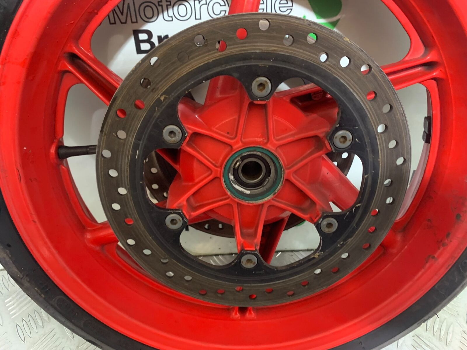 HONDA CBR600 CBR 600 F2 FRONT WHEEL AND DISCS   YEAR 1991-1993 (CMB1114)