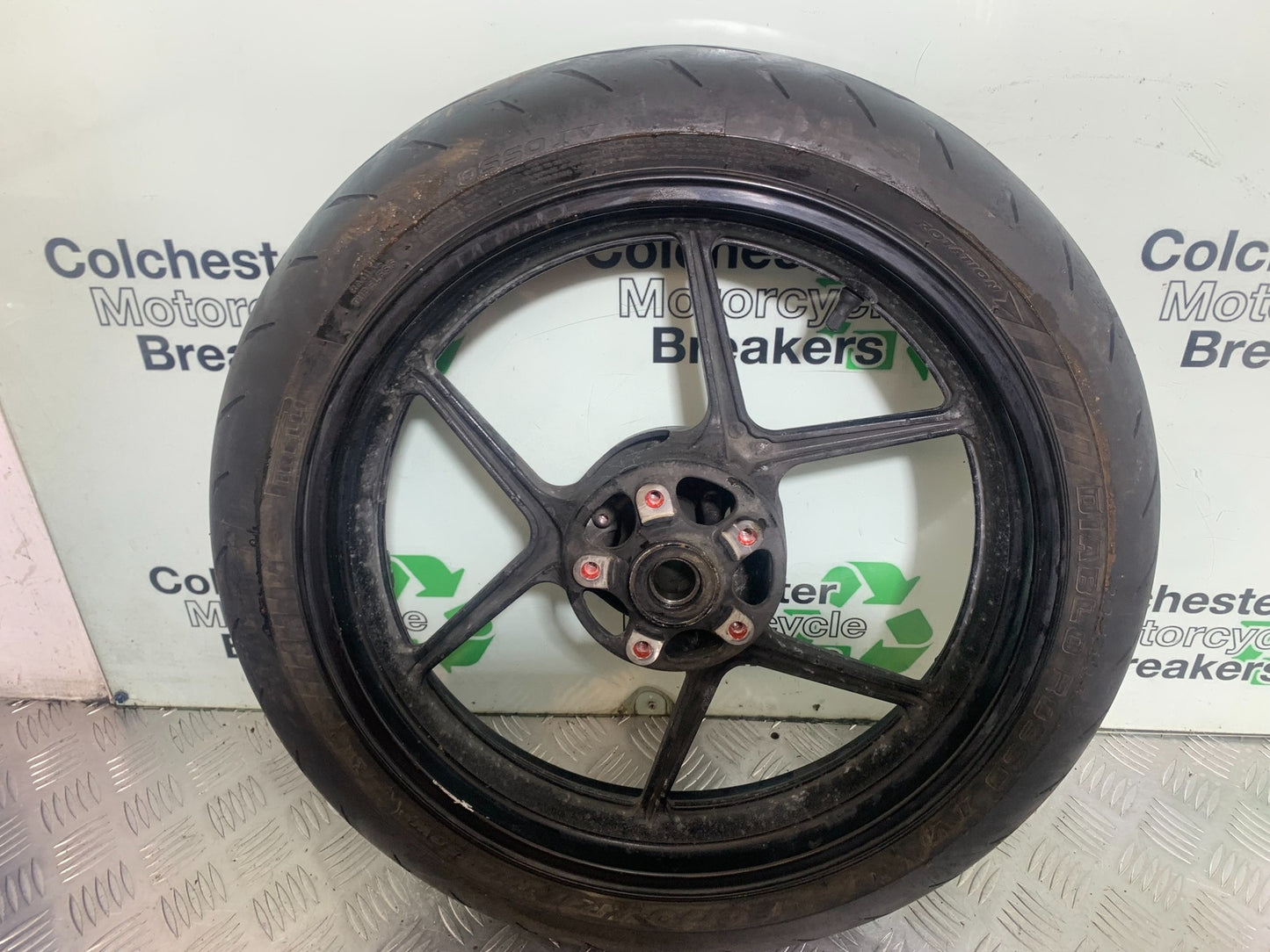 KAWASAKI ZX6R ZX6 R P7F P8F FRONT WHEEL  YEAR 2007-08 (CMB1165)