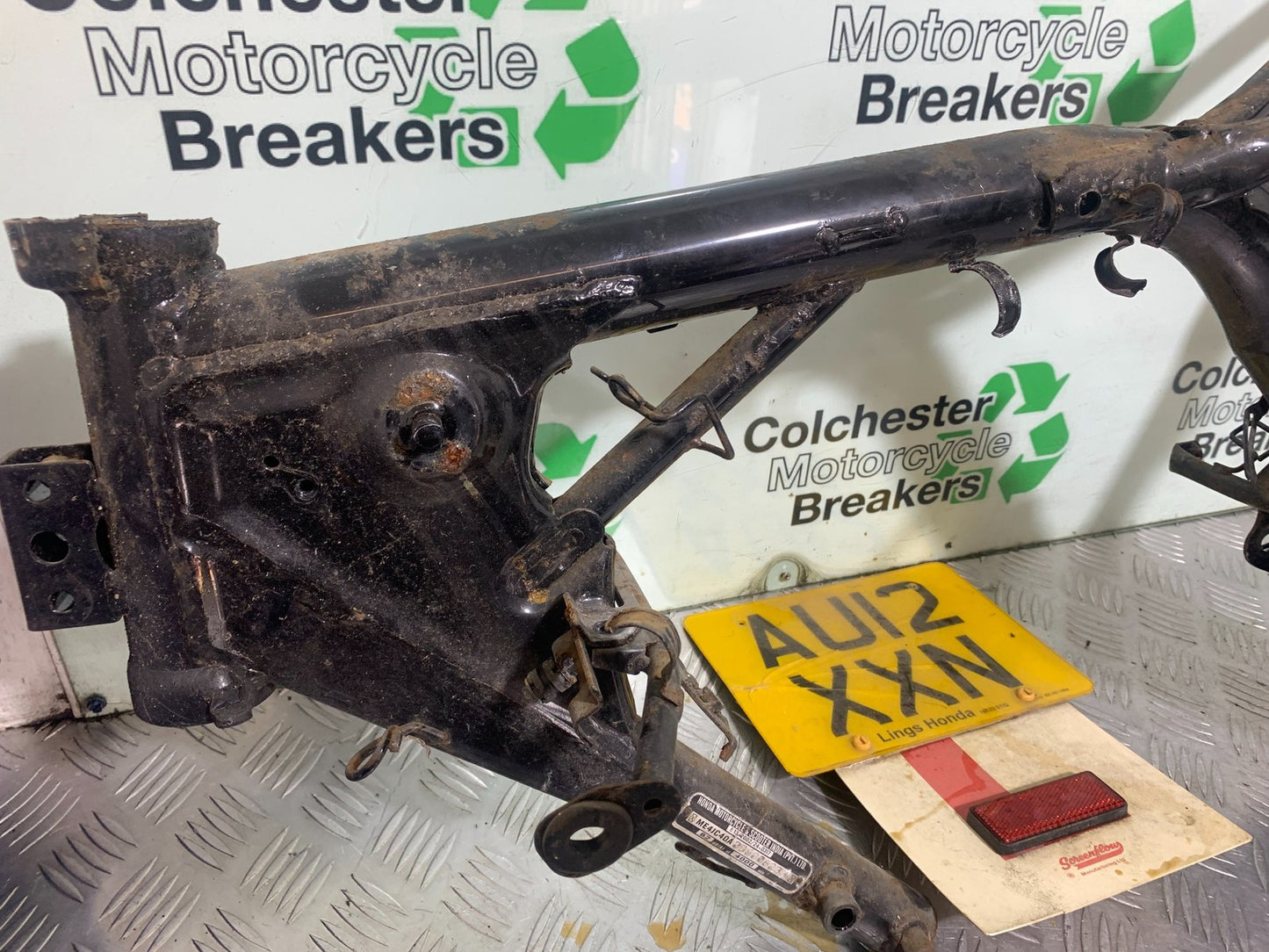 HONDA CBF125 CBF 125 FRAME REG LOG BOOK YEAR 2009-14  (CMB1172)