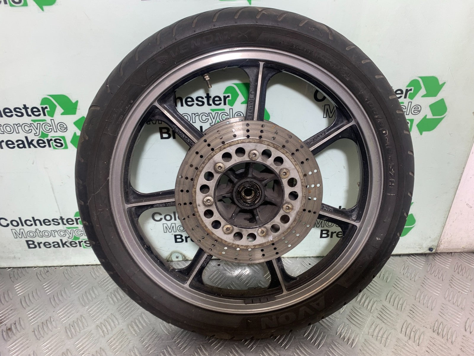 KAWASAKI GT550 GT 550 FRONT WHEEL  YEAR 1989-1994