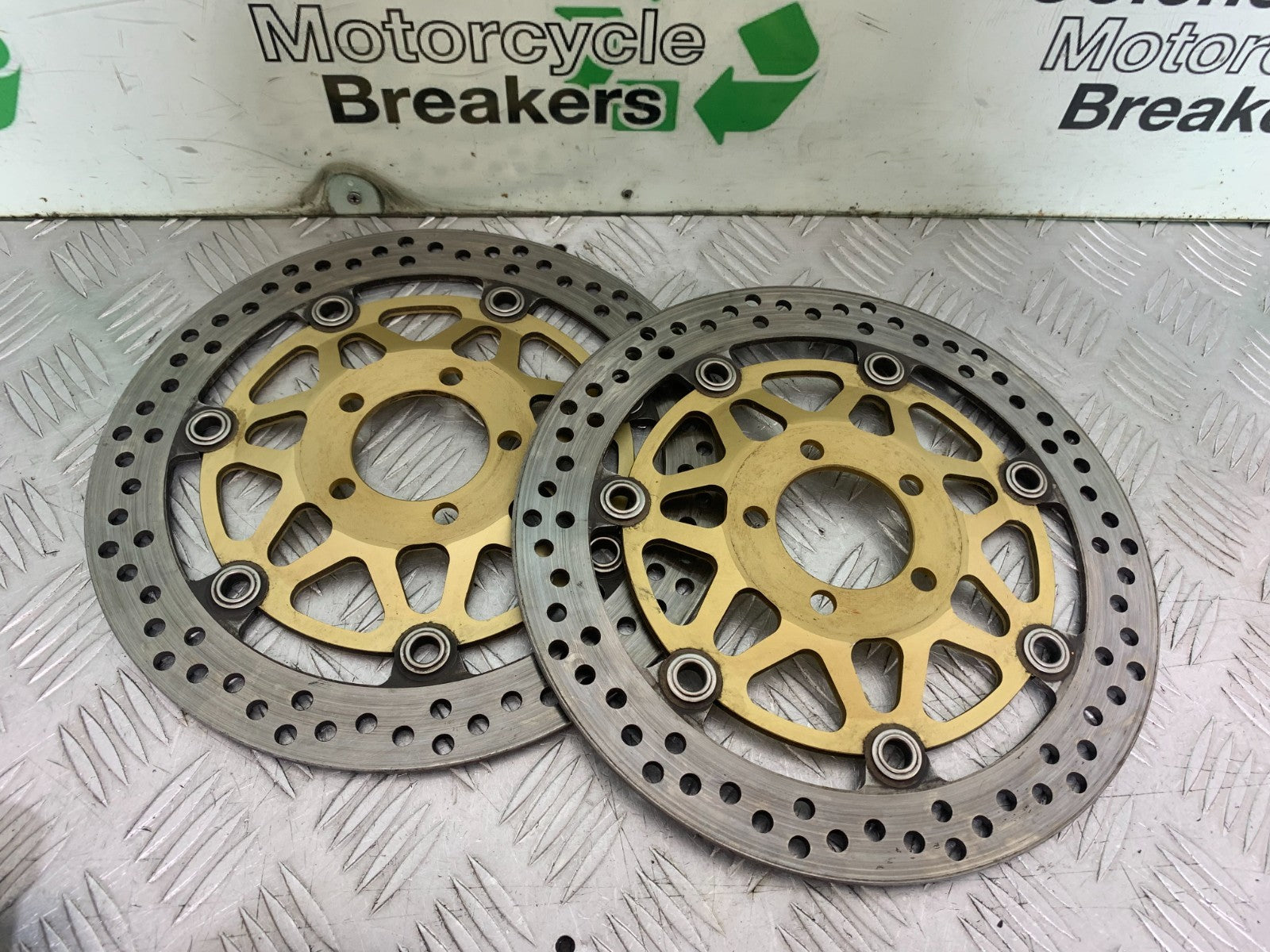 KAWASAKI ZX9R ZX9 R FRONT BRAKE DISCS  YEAR 1998-1999 (CMB1329)