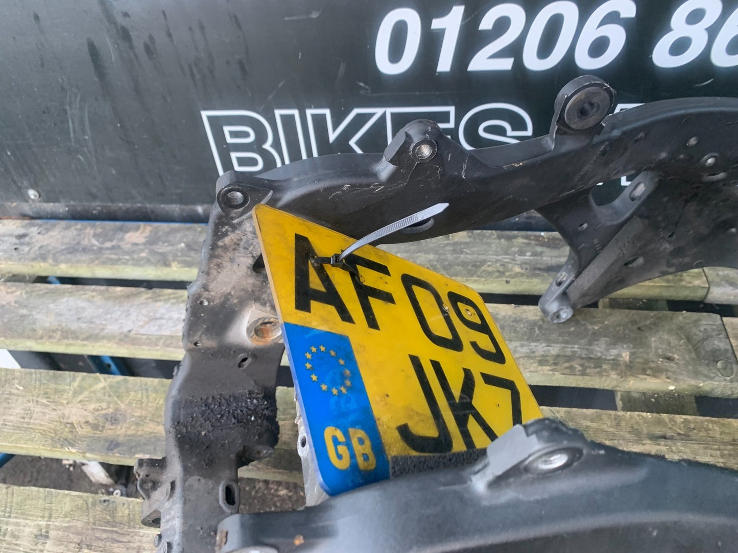 HONDA CBR1000 rr FIREBLADE FRAME REG LOG BOOK  2008-2011 (CMB1253)