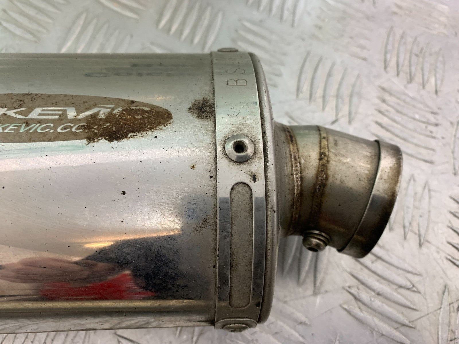 HONDA XL125 VARADERO DELKEVIC SILENCER   YEAR 2001-2006  (CMB1304)